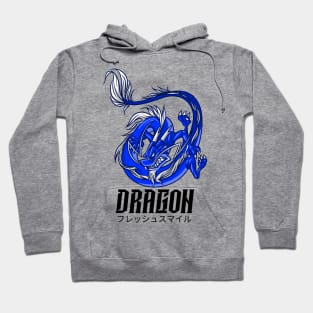 Blue White Dragon Hoodie